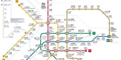 Kaart van Taipei jieyun